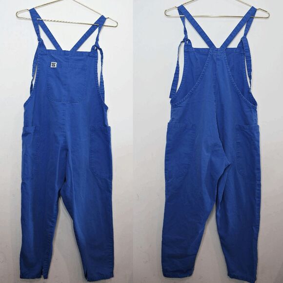 Pants - Lucy & Yak Blue Cotton Overalls - XS